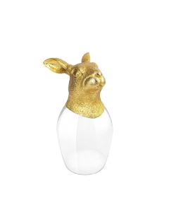 Rabbit Chinese Zodiac Wine Glass