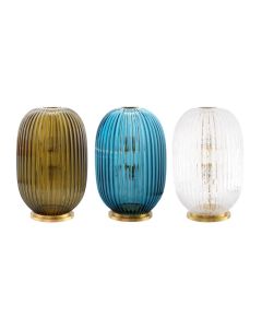 Ripple Handblown Glass Lamp