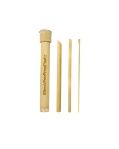 Bamboo Straw (Complete Set in Bamboo Casing)