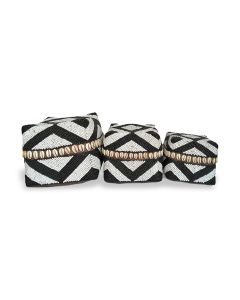 Beaded Box Bali (Set of 3)