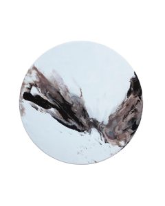 Black & White Canvas Resin Painting (110cm)