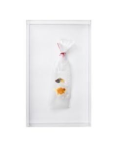 Embroidered Plastic Bag – Twins #1