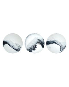 Moon Sphere Black & White Landscape Painting