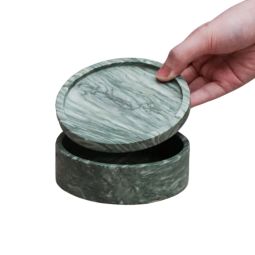 Green Marble Container