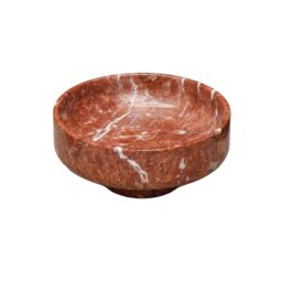 Mushroom Red Marble Tray (Low)