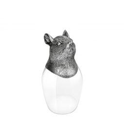 Rat Chinese Zodiac Wine Glass (Silver)