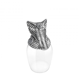 Snake Chinese Zodiac Wine Glass (Silver)