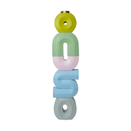 Arch Totem Stacking Candle Holders (Sky)