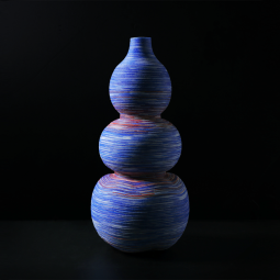Back to the Future - Vase 10, Red White Blue Series