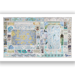Chinoiserie in Aquamarine & Powder Blues