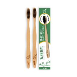Plantable Toothbrush (Paper Packaging) - Deer