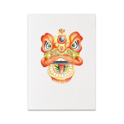 Lion Dance Greeting Card