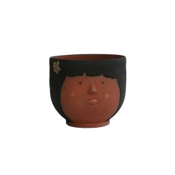 Red Head Plant Pot