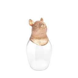 Rat Chinese Zodiac Wine Glass (Rosegold)