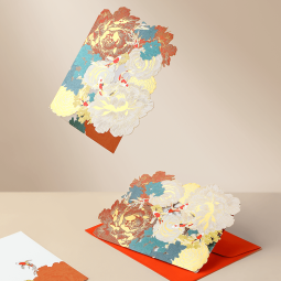 Auspicious Koi Greeting Card