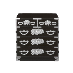 Black Metal Chest of Drawers