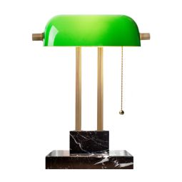 The Banker Desk Lamp (Nero Marquina)
