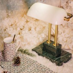 The Banker Desk Lamp (Jade)