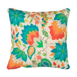 Spice Sarasa  Cushion Cover (Turquoise & Orange)
