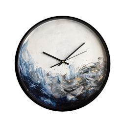 Black Tray Clock (37cm)