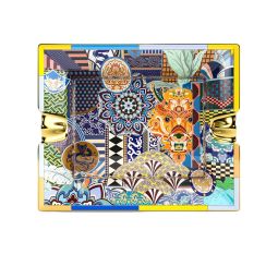 Beauty of the Zodiac: 'Dragon Chants, Tiger Roars' Porcelain Tray