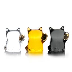 Fortune Cat Glass Decoration
