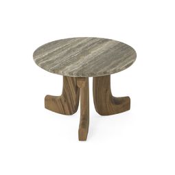 Acacia Wood Side Table II