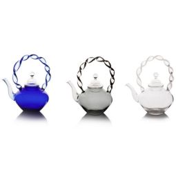 Thread Glass Teapot