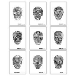 Archiskull Series - Set of 9 (Limited Edition of 20)