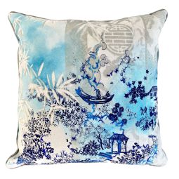 Bamboo in the Clouds Cushion Cover