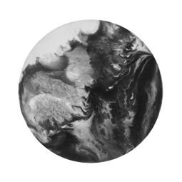 Black & White Canvas Resin Painting (100cm)