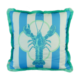 Lobster Blue Cushion