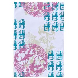 Chinese Antiques Tea Towel