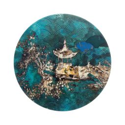 "Chinese Pagoda" Coaster