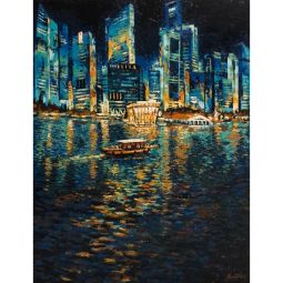 City Lit Up by Kevin Tan