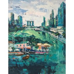 Clark Quay River by Kevin Tan