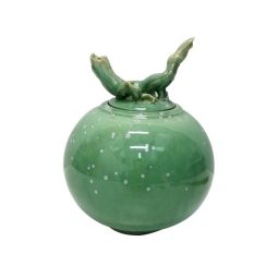 Crystalline Vase (S24) with Cover by Ong Kok Peng