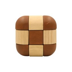 Patched Cube Box (Wood)