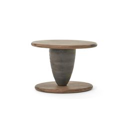 Acacia Wood Side Table