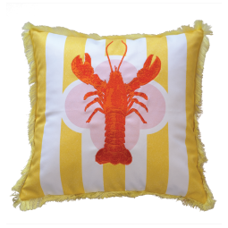 Lobster Cushion (Yellow)