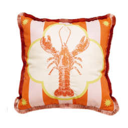Lobster Coral Cushion