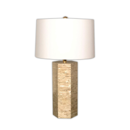 Earthy Capiz Lamp
