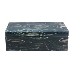 Emerald Elegance Lacquer Box