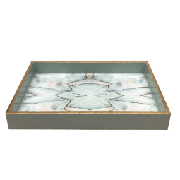 Emerald Majesty Lacquer Tray
