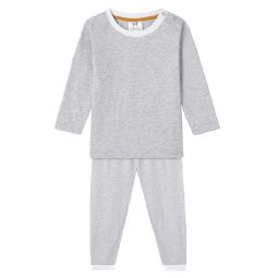 Kids 2-Piece Organic Cotton PJ Set (Erawan Gray)