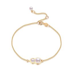 Gold Akoya Pearl Bracelet