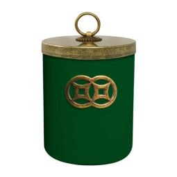 Green Forest Double Coin Soy Jar Candle (495ml)