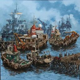 Harbor Channel by Ong Kok Peng