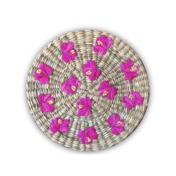 Hibiscus Seagrass Placemat