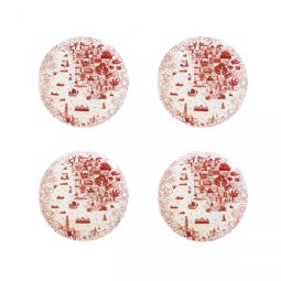 Kowloon Willow 10.5-inch Starter Plates (Set of 4) 